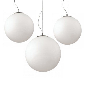 Φωτιστικό Κρεμαστό Μονόφωτο BALL 820 από Υυαλί  -  Διάμετρος 40cm