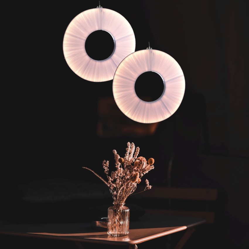 Μονόφωτο Φωτιστικό Σύνθεση από Μέταλλο και Υφασμα – Ιδανικό για Επαγγελματικούς Χώρους και Πολυτελή Σαλόνια CYRC 953/3