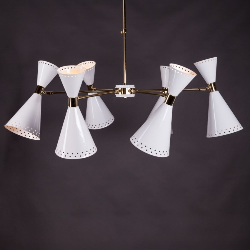 DELI 1960/12 - 8 – Κρεμαστό 12φωτο Φωτιστικό για Πολυτελείς Χώρους