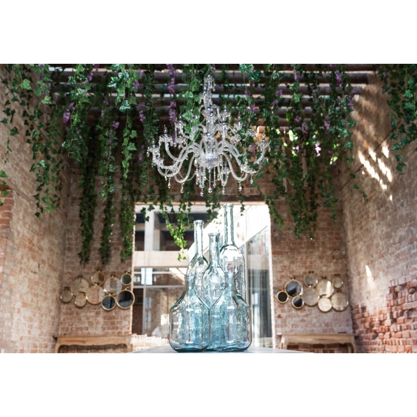 CRYSTAL 8002/12 – Δίροφος Κρυστάλλινος Πολυέλαιος 12φωτος από Μπρούτζο