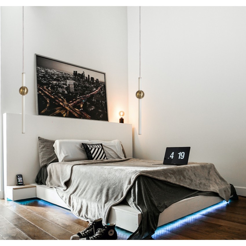 NERI 933/4 – Κρεμαστό Φωτιστικό με 4 Φώτα και Οξυντέ Φινίρισμα