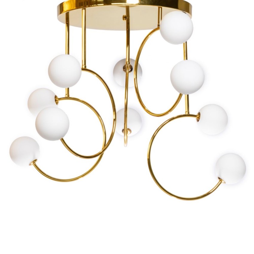 CLICK 128 – Κρεμαστό Φωτιστικό 10φωτο από Χάλυβα και Οπαλίνα | Glint.gr CLICK 128 – Κρεμαστό Φωτιστικό 10φωτο από Χάλυβα και Οπαλίνα