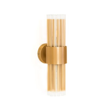 CYLC 949A – Luxury Μεταλλική Απλίκα Τοίχου με Πολυκαρβονικές Ράβδους