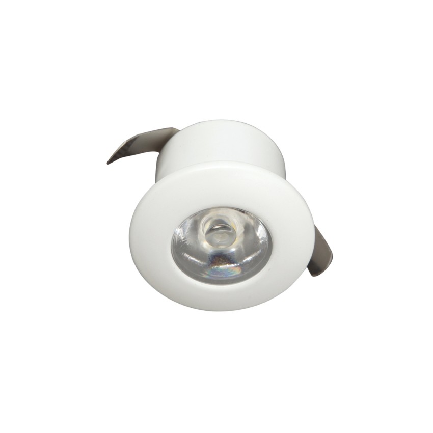 Σποτ Χωνευτό LED 1W - Φωτεινό Φως με Ευρεία Δέσμη