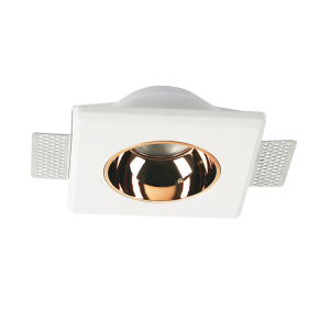 Χωνευτό Σποτ Οροφής GU10 Trimless Γύψινο 142x142 με Αλλαγή Εσωτερικού Χρώματος 