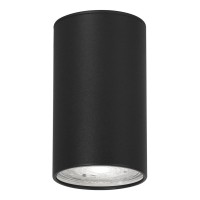 Σποτ Οροφής GU10 Στρογγυλό Μαύρο Φ56x100mm IP20 R 2011