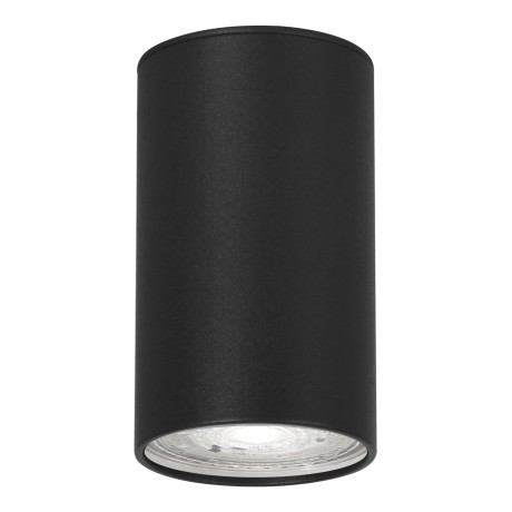 Σποτ Οροφής GU10 Στρογγυλό Μαύρο Φ56x100mm IP20 R 2011