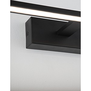 Bath Sconce Απλίκα LED κατάλληλη για μπάνιο σε μαύρο χρώμα