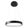 Κρεμαστό Φωτιστικό LED 30W 3513lm Μαύρο Φ40cm L103