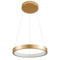 Μοντέρνο Χρυσό Ματ Φωτιστικό LED Φ40cm με 3 Χρόνια Εγγύηση