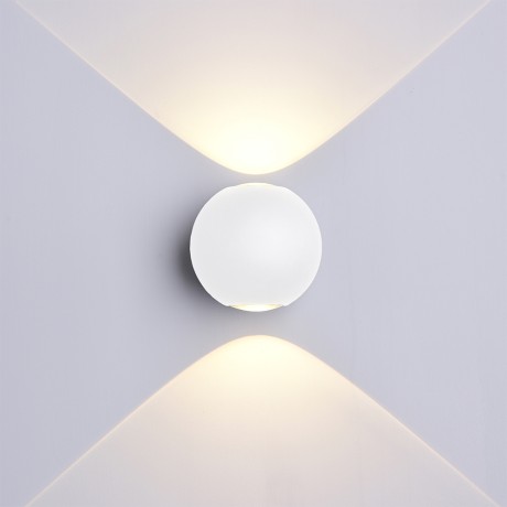 Glint® Σποτ Απλίκα Τοίχου Up & Down LED W5194 – Λευκή, IP54