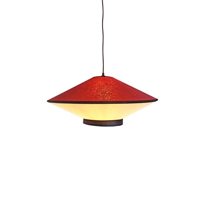 Κρεμαστό Φωτιστικό Elegance Μονόφωτο από Ύφασμα – Προσαρμόσιμο σε Χρώμα και Διάσταση AG 2214