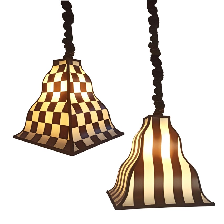 Φωτιστικό Κρεμαστό Μονόφωτο από Υφασμα AG 2218