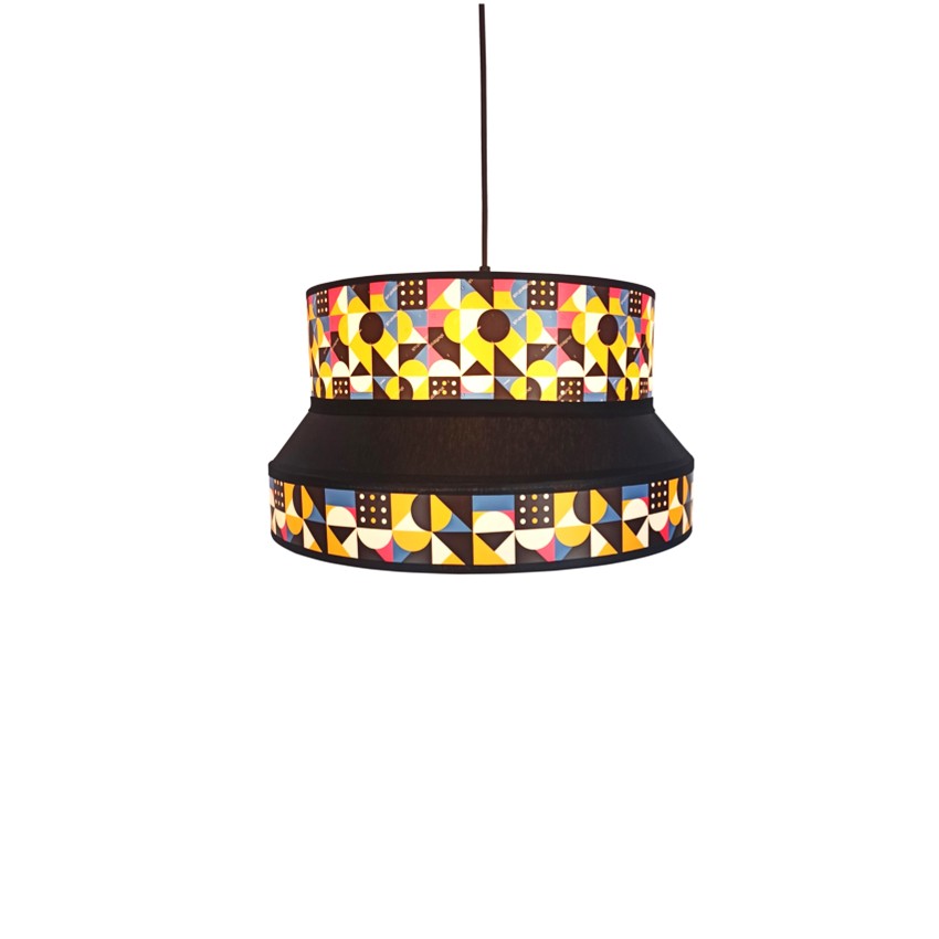 Φωτιστικό Κρεμαστό Μονόφωτο από Υφασμα AG 2226