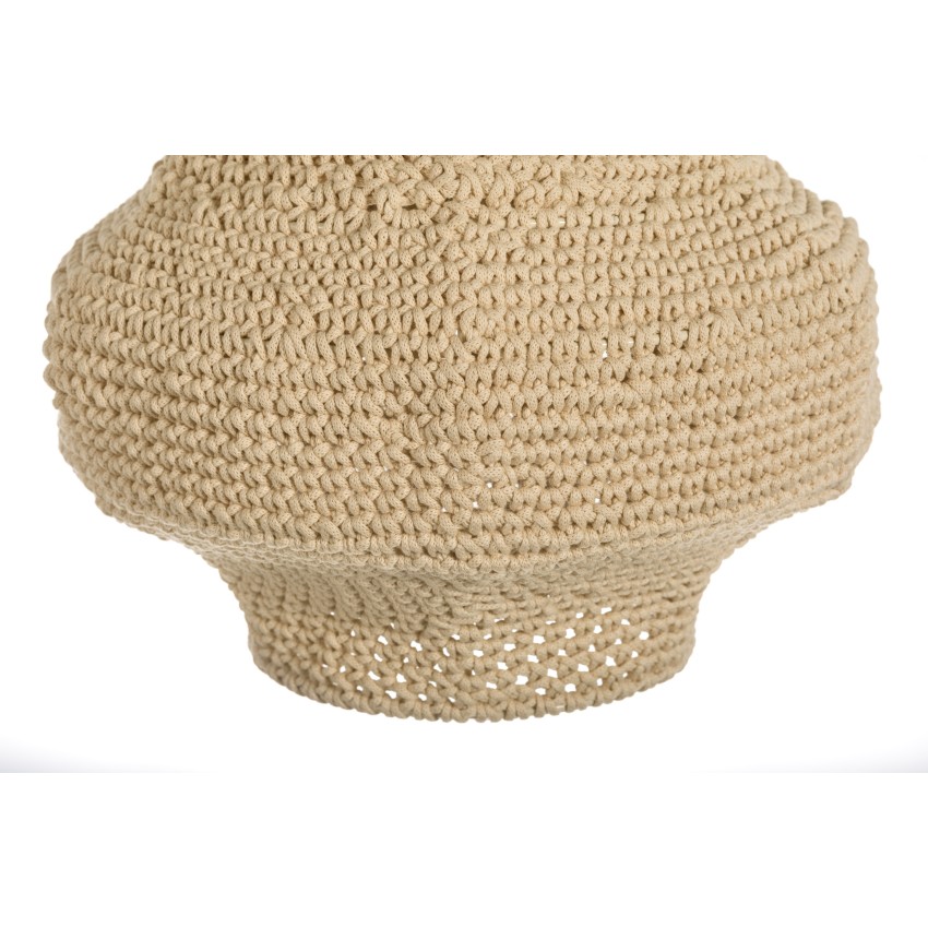 Κρεμαστό Φωτιστικό Μονόφωτο από Πλεκτό Ύφασμα