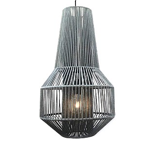 Rope Pendant Light Κρεμαστό Φωτιστικό από Σχοινί 