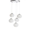 Κρεμαστό Φωτιστικό Οροφής MIBIT 928/5 με 5 Φωτιστικά Σφαιρικά Γυαλιά