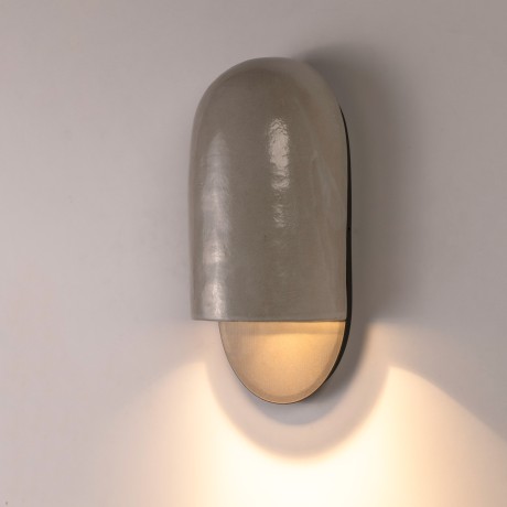 CERAMIC 211SB – Πολυτελής Κεραμική Απλίκα Τοίχου για Ατμοσφαιρικό Φωτισμό