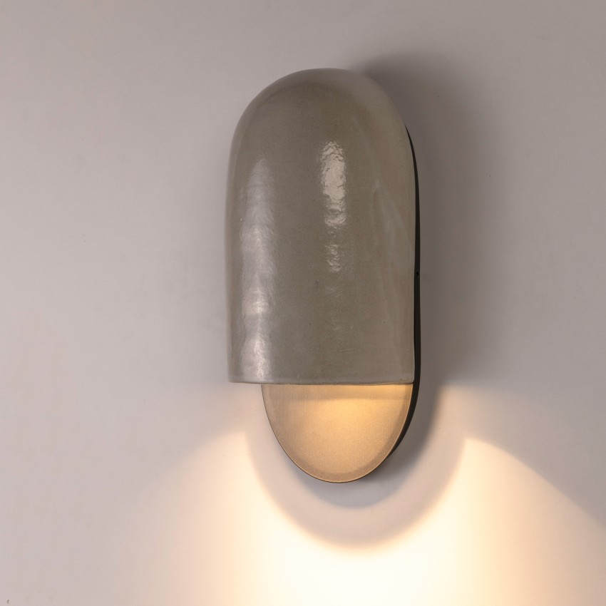 CERAMIC 211SB – Πολυτελής Κεραμική Απλίκα Τοίχου για Ατμοσφαιρικό Φωτισμό