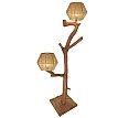 Illuminated Tree Lamp: Πολυτελές Επιδαπέδιο Φωτιστικό με Ξύλινο Σκελετό AG 210202