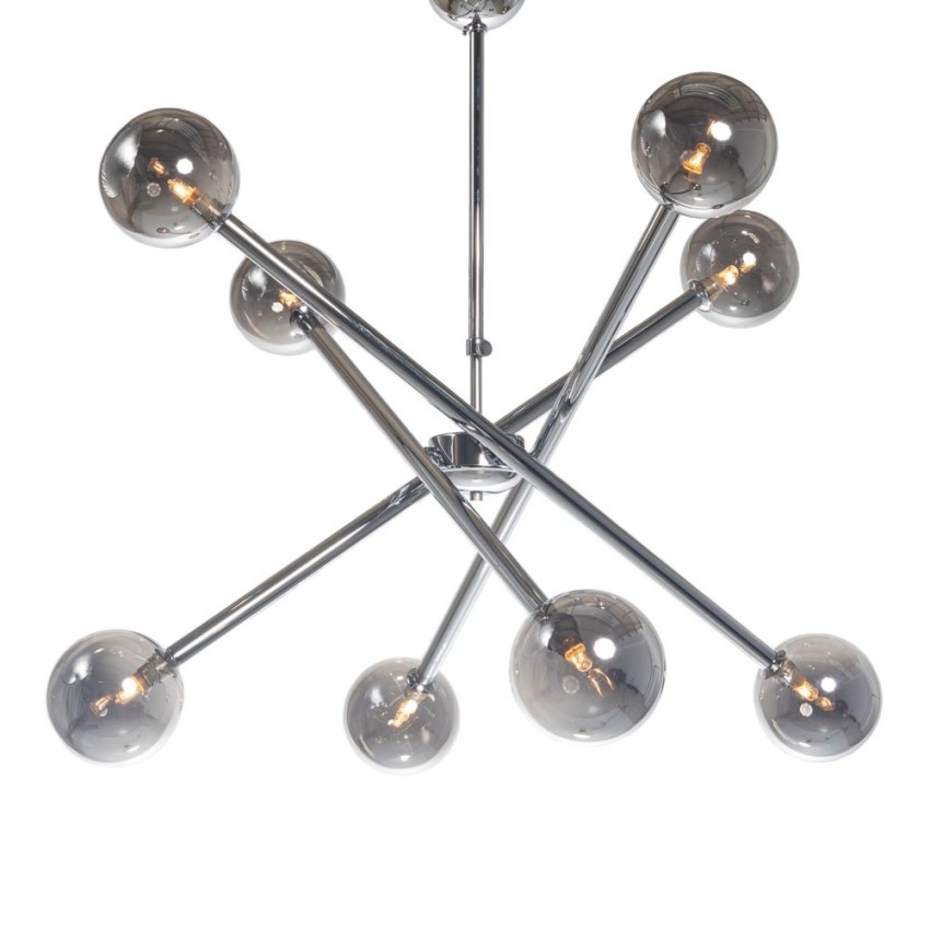 Κρεμαστό Φωτιστικό AXON 1401G/8F με 8 Φώτα και Minimal Design