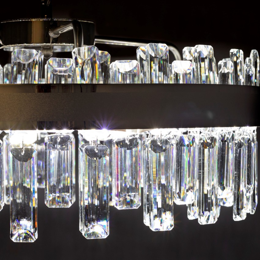 Κρεμαστό Φωτιστικό LED με Κρυστάλλους – Πολυτελής Σχεδίαση & Ρυθμιζόμενος Φωτισμός