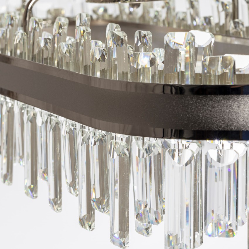 Κρεμαστό LED Φωτιστικό ADEM 9801B με Κρυστάλλους – Πολυτελής Σχεδιασμός