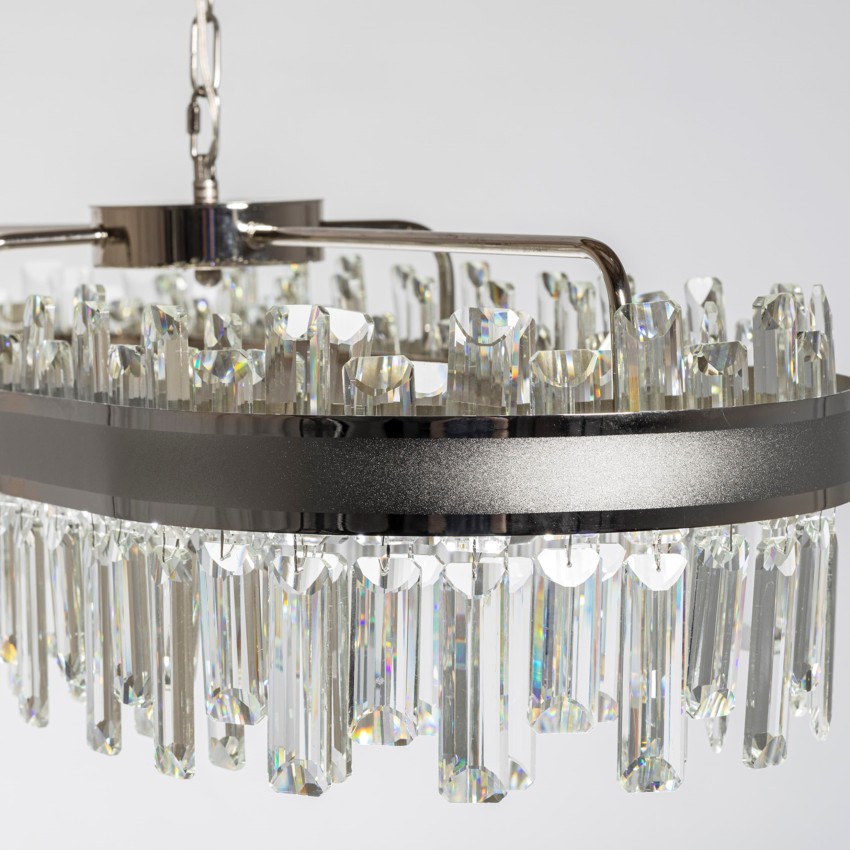 Κρεμαστό LED Φωτιστικό ADEM 9801B με Κρυστάλλους – Πολυτελής Σχεδιασμός