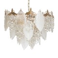 EDIP 9901 Φωτιστικό Κρεμαστό με Κρύσταλλα & Φύλλα
