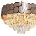 Κρεμαστό Φωτιστικό INSA 9601 με 4 Ορόφους Κρύσταλλα – Πολυτελές Design
