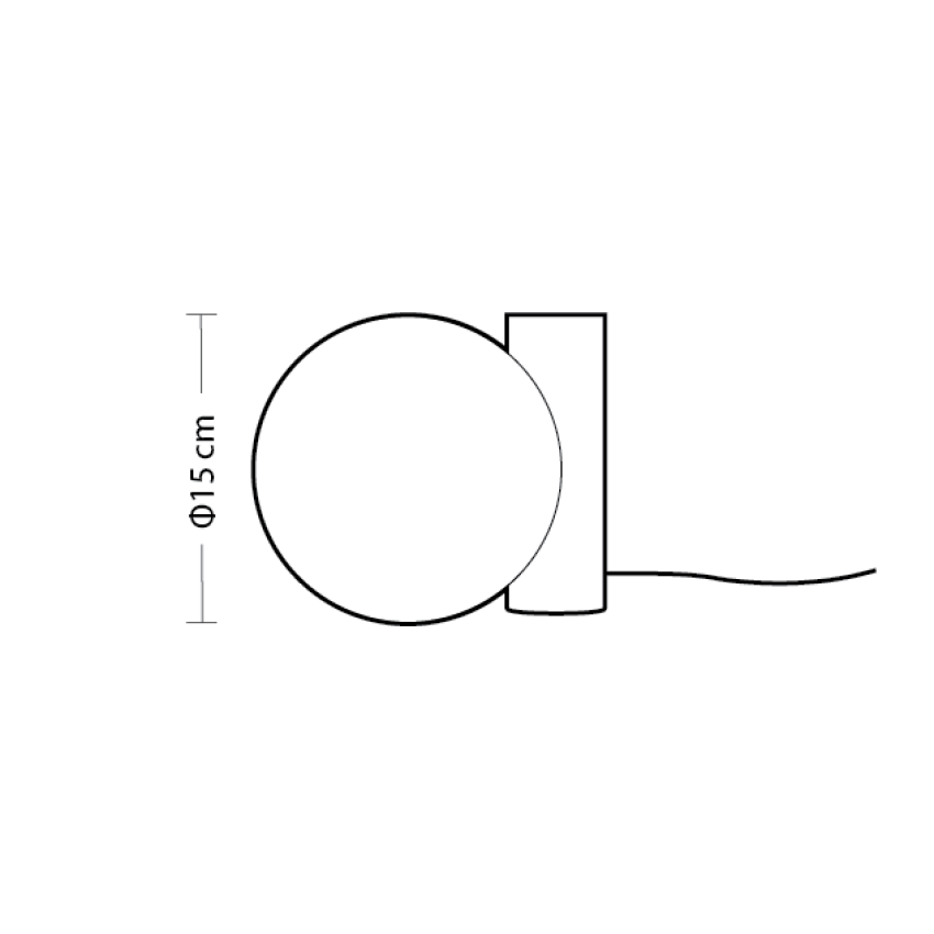 CYLINSPHERE 1360P/A Επιτραπέζιο Φωτιστικό | Glint.gr CYLINSPHERE 1360P/A Επιτραπέζιο Φωτιστικό από Μέταλλο και Γυαλί Οπαλίνα