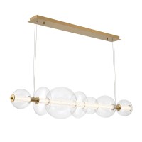 EL_ATOMO/7 LED Κρεμαστό Φωτιστικό 46W από Μέταλλο και Γυαλί