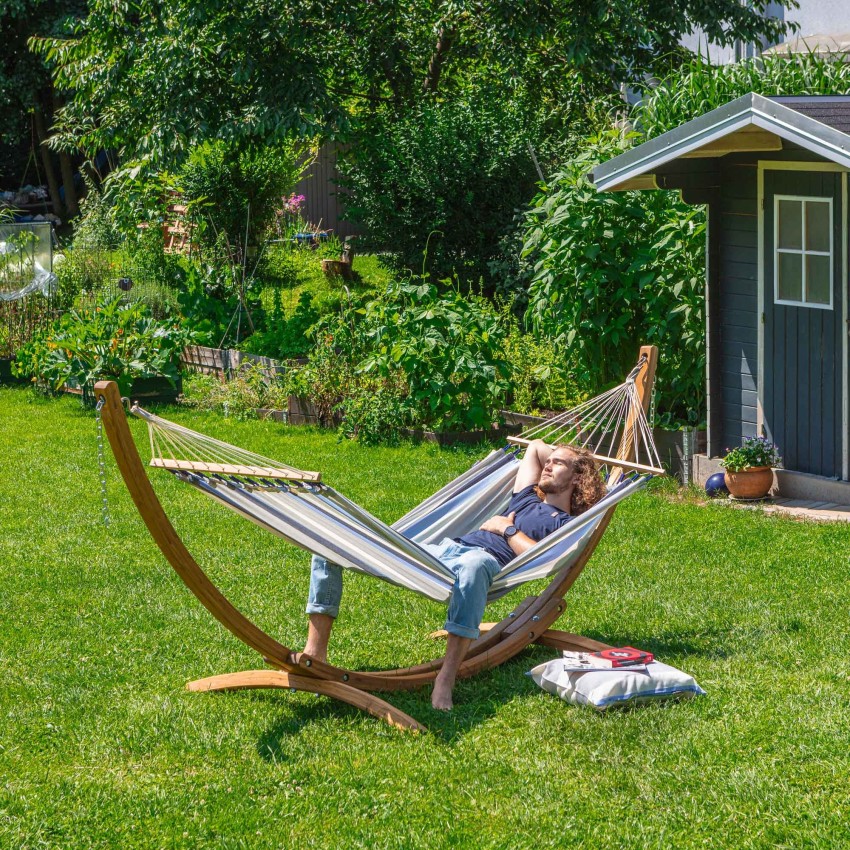 Αιώρα PP Alisio Sea Salt Μονή με Ξύλινη Ράβδο Διασποράς