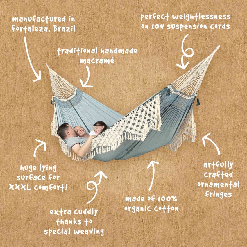 Αιώρα King Size Bossanova Fjord από Οργανικό Βαμβάκι