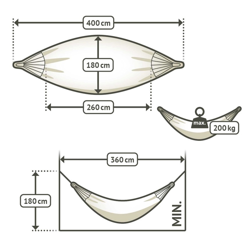 Αιώρα King Size Bossanova Fjord από Οργανικό Βαμβάκι