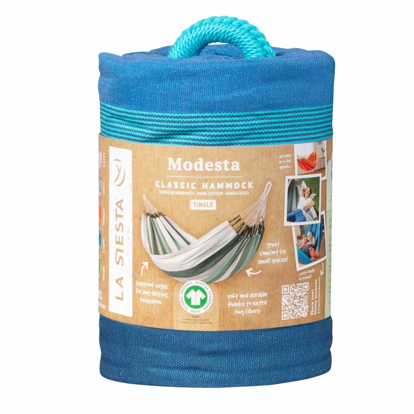 Αιώρα Μονή Modesta Lagoon από 100% Οργανικό Βαμβάκι 140x300εκ