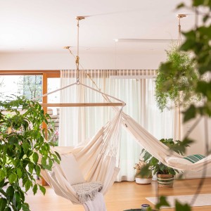 Σετ ανάρτησης πολλαπλών χρήσεων για την αιώρα κάθισμα - μπεζ