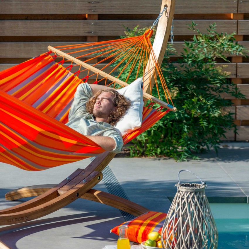 Αιώρα PP Alisio Toucan Διπλή με Ξύλινη Ράβδο Διασποράς