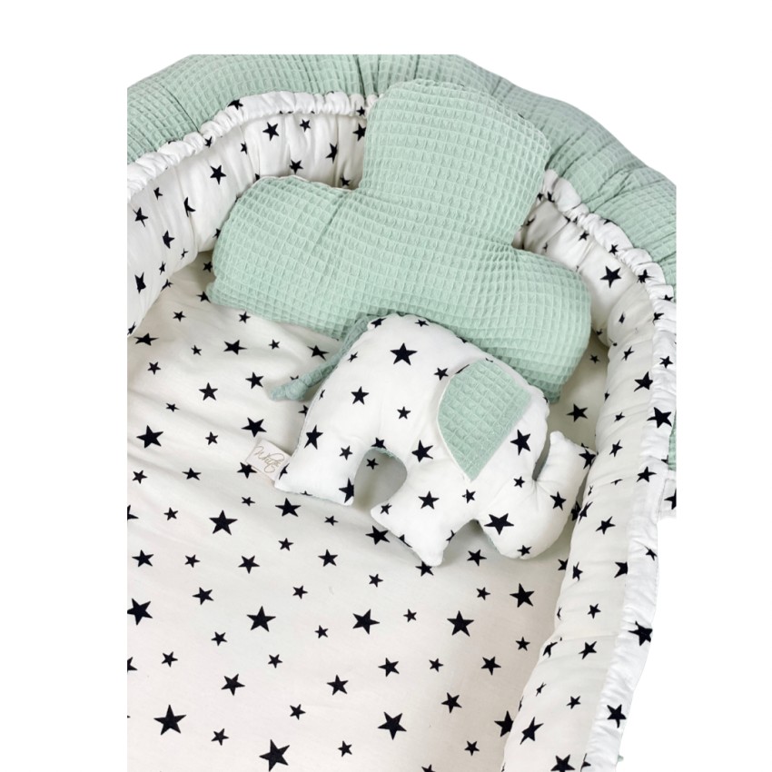 Black Stars Παιδική Φωλιά - Baby Nest Dusty Black Stars Παιδική Φωλιά - Baby Nest Dusty