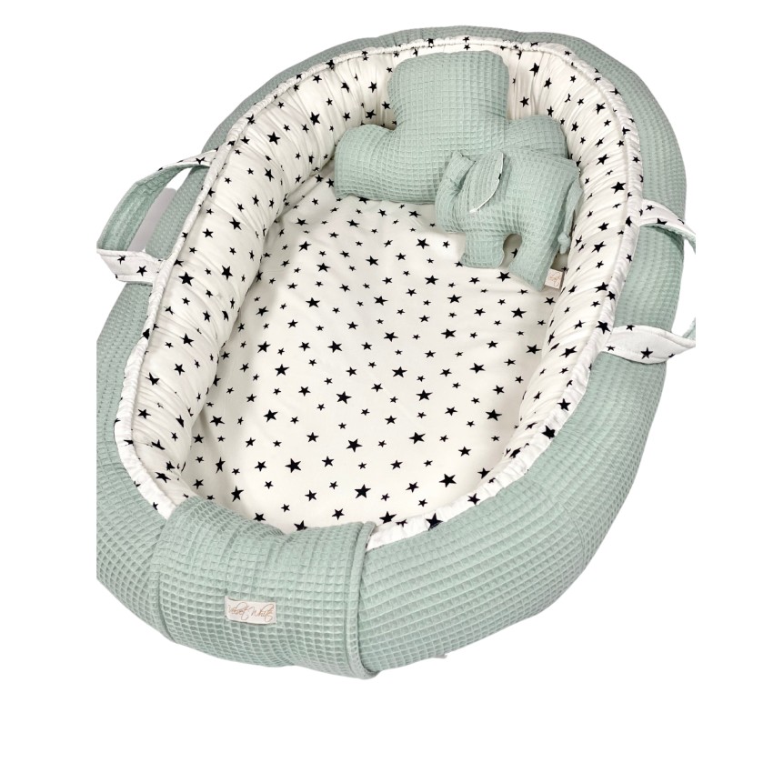 Black Stars Παιδική Φωλιά - Baby Nest Dusty Black Stars Παιδική Φωλιά - Baby Nest Dusty