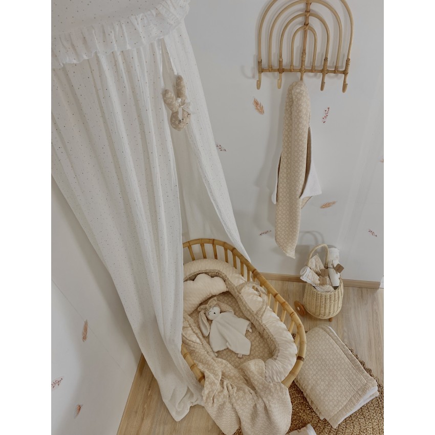 White and Golden Dots Canopy