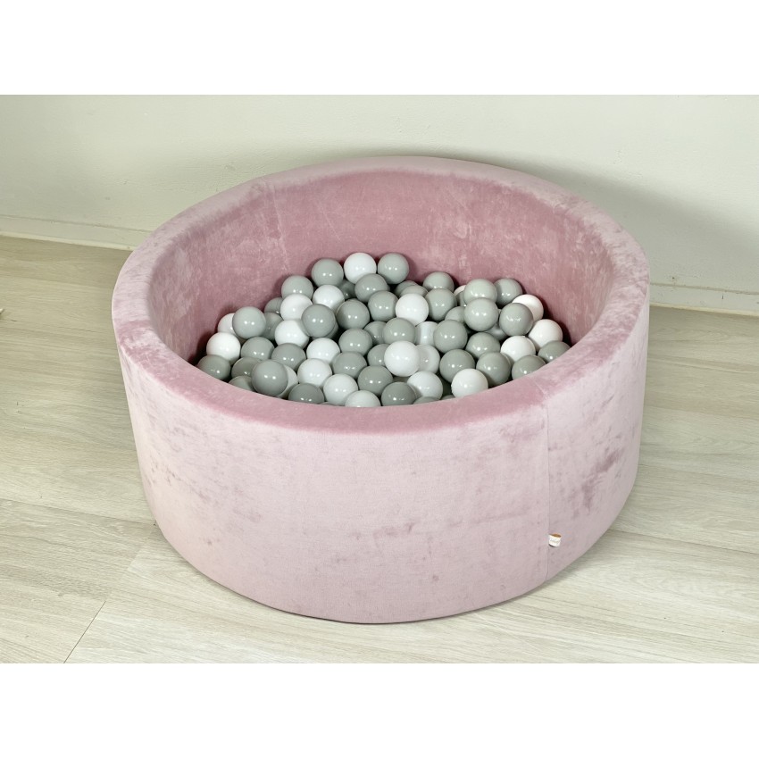 Παιδική Πισίνα Με Μπάλες Velvet Old Pink-22-11255 Παιδική Πισίνα Με Μπάλες Velvet Old Pink