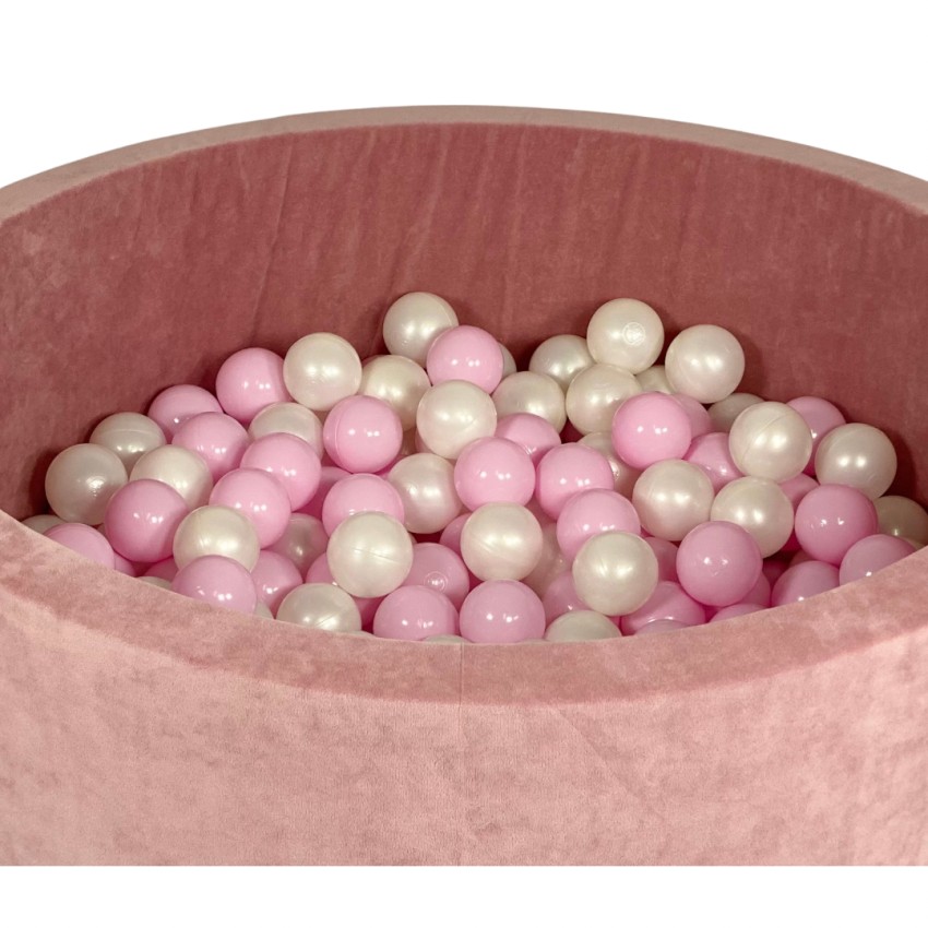 Παιδική Πισίνα Με Μπάλες Velvet Old Pink-22-11255 Παιδική Πισίνα Με Μπάλες Velvet Old Pink