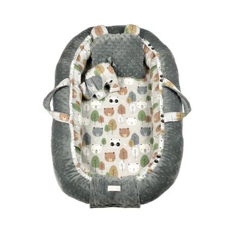 Παιδική Φωλιά Μωρού Bear Buddies Baby Nest με Latex Στρώμα