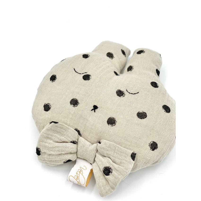 Κουδουνιστρά Dots από Βαμβακερή Μουσελίνα-22-11289 Κουδουνιστρά Dots από Βαμβακερή Μουσελίνα