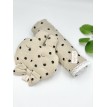 Σετ με κουδουνίστρα Dots από Βαμβακερή Μουσελίνα & πάνα αγκαλιάς σε διάσταση 65x65cm