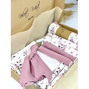 Pink Eucalyptus Baby Box