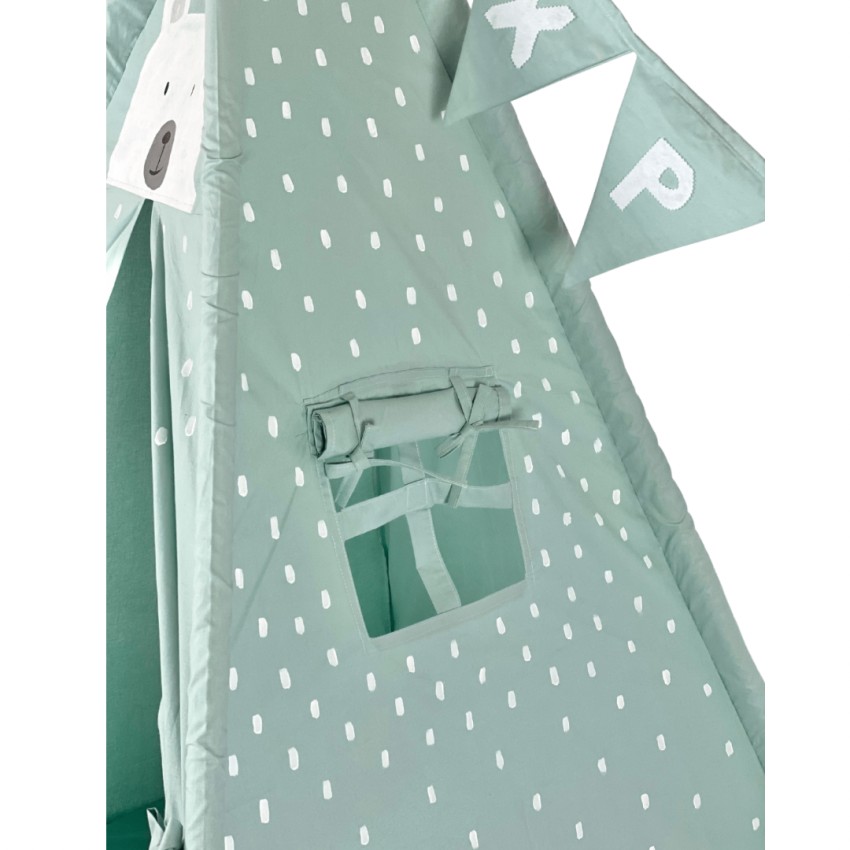 Παιδική Σκηνή - teepee tent Polar Bear - Ζωγραφισμένη στο χέρι-22-11391 Παιδική Σκηνή - teepee tent Polar Bear - Ζωγραφισμένη στο χέρι