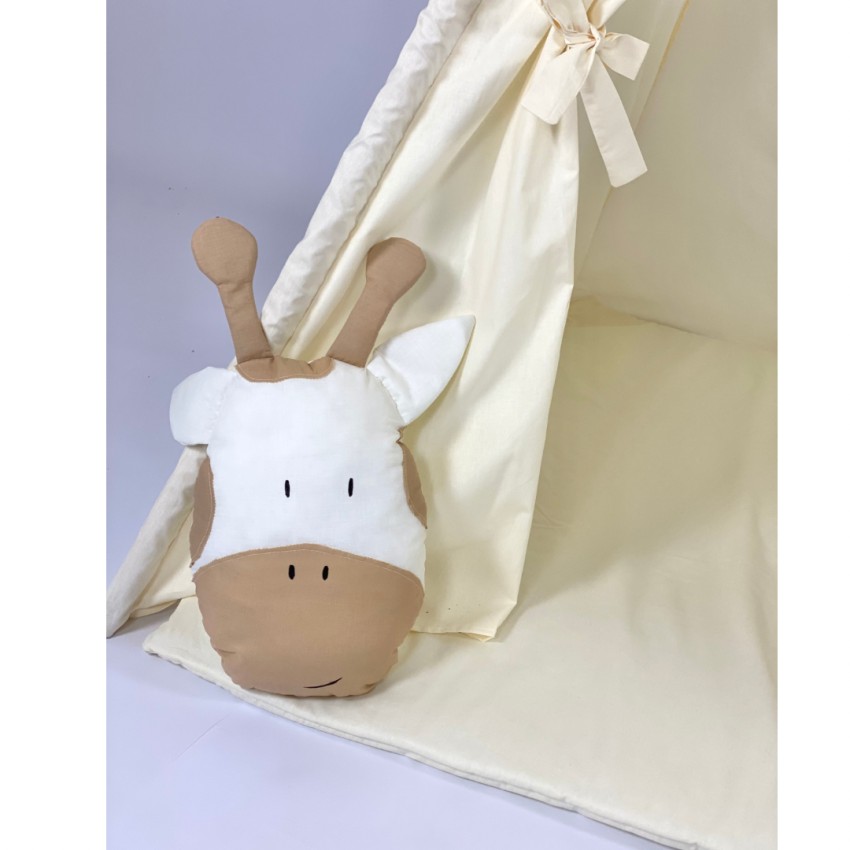 Παιδική Σκηνή - teepee tent Giraffe - Ζωγραφισμένη στο χέρι-22-11401 Παιδική Σκηνή - Teepee Tent Καμηλοπάρδαλη Χειροποίητη | Ζωγραφισμένη στο Χέρι | glint.gr