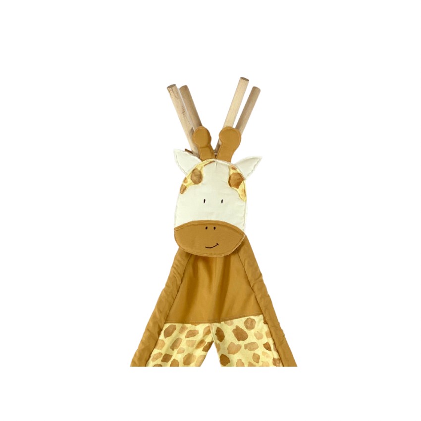 Παιδική Σκηνή Teepee με Σχέδιο Καμηλοπάρδαλη και Βούλες